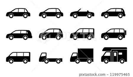 汽車圖示集 119975465