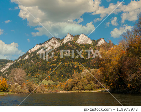 Three Crown summit, part of Pieniny Mountains, Poland Three Crown summit, part of Pieniny Mountains, Poland 119975978