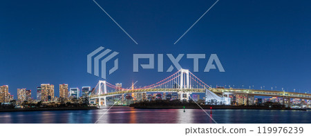 「東京」從台場看到的東京城市夜景 「東京」從台場看到的東京城市夜景 119976239