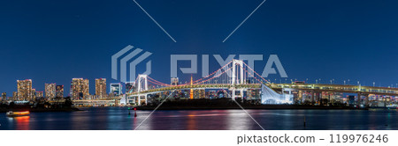 「東京」從台場看到的東京城市夜景 119976246