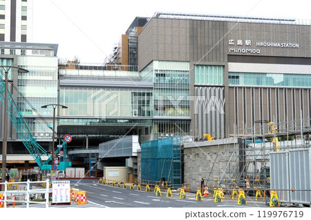 [Hiroshima Electric Railway] Ekimae Ohashi Line and Hiroshima Station under construction (November 2024) 119976719