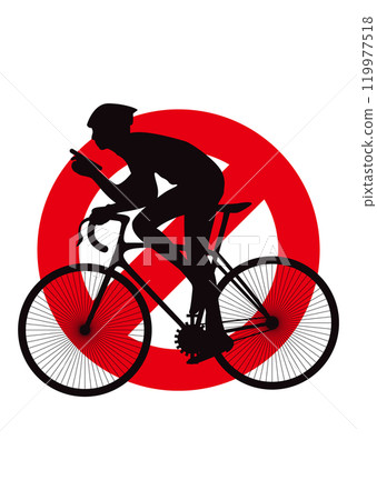 Bike and smartphone 119977518