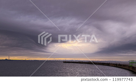 cyclops cloud over the sea 119977743