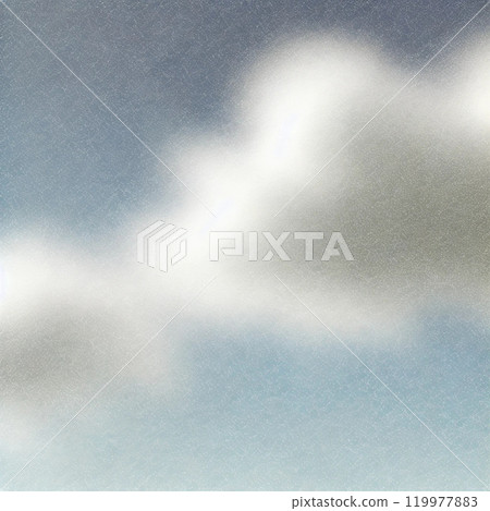 柔軟的雲朵紋理漂浮在藍天上 119977883