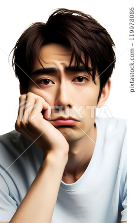 人物素材-陷入困境的年輕人的形象-3 人物素材-陷入困境的年輕人的形象-3 119978086