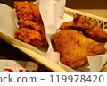 Two kinds of fried chicken 119978420