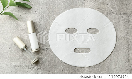 面膜和精華面膜圖片素材 119978934