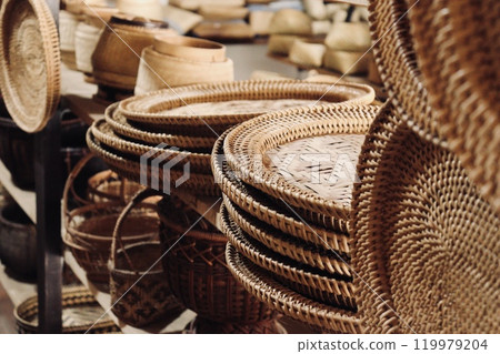 Lao handmade craft tableware Lao handmade craft tableware 119979204