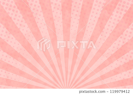 Watercolor polka dots and concentrated lines, pink Watercolor polka dots and concentrated lines, pink 119979412