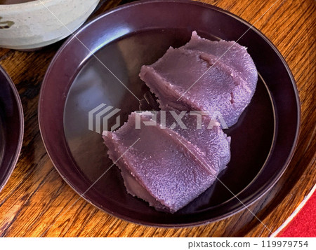 Akafuku mochi, a specialty of Ise, Akafuku mochi, Akafuku mochi, Ise Grand Shrine, Ise pilgrimage, specialty souvenirs, ingredients from Hokkaido 119979754