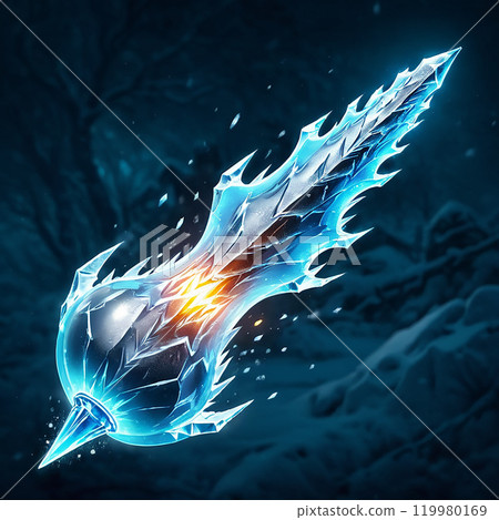Ice magic icon 119980169