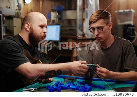 Discussing plastic tile characteristics 119980676