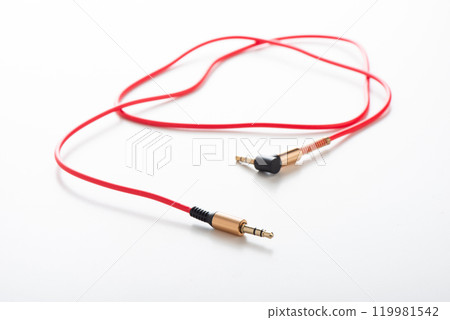 Red AUX cable Red AUX cable 119981542
