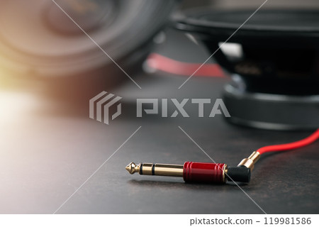 Red AUX cable 119981586