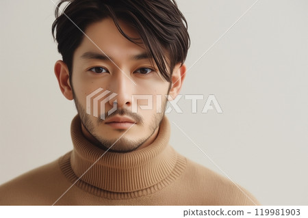 "AI-generated image" of a clean-cut man 119981903