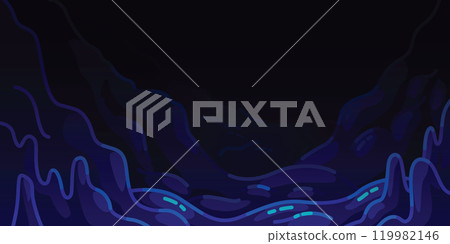 Background Deep Sea Cartoon Ocean Trench Background Deep Sea Cartoon Ocean Trench 119982146