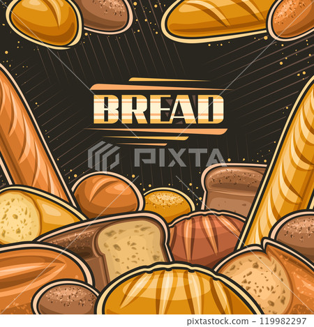Vector Bread layout 119982297