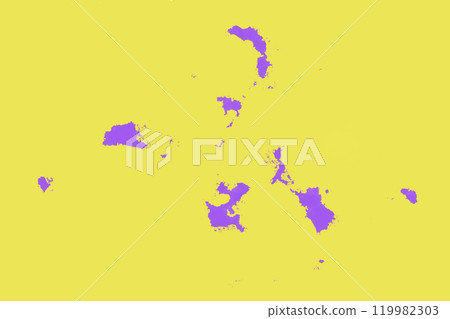 Purple pattern and yellow image (background material) Purple pattern and yellow image (background material) 119982303