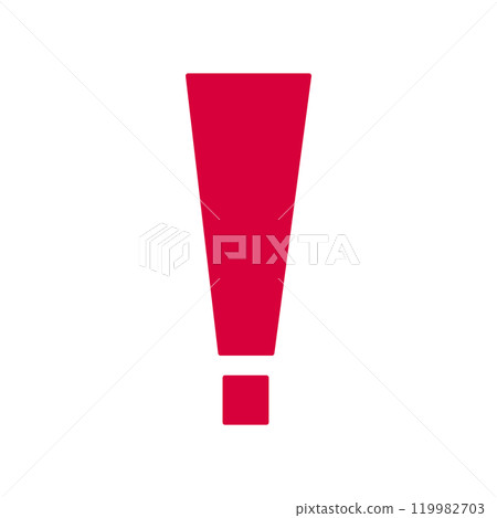 紅色驚嘆號 119982703