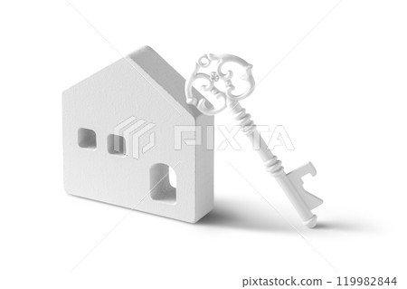 White house model and key 119982844