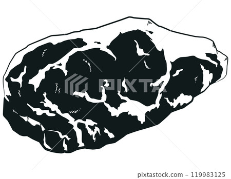 Silhouette Red Meat Sirloin BBQ Cut Silhouette Red Meat Sirloin BBQ Cut 119983125