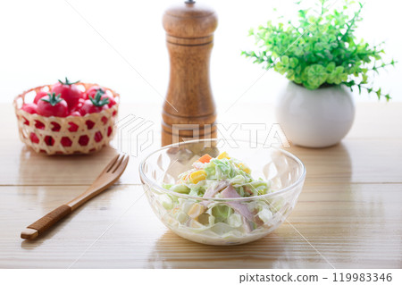 Coleslaw salad (cabbage salad) 119983346