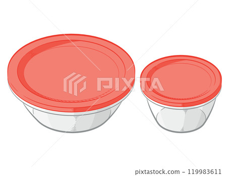 Food Packaging Box Bowl Plastic Container Food Packaging Box Bowl Plastic Container 119983611