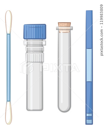Medical Kits Swab Testing Laboratory Samples Medical Kits Swab Testing Laboratory Samples 119983809