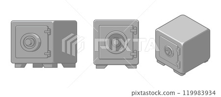 Safe Deposit Box Bank money locker Safe Deposit Box Bank money locker 119983934