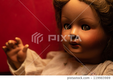 Scary vintage doll. 119983989