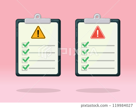 To Do List Triangle Warning Notice To Do List Triangle Warning Notice 119984027