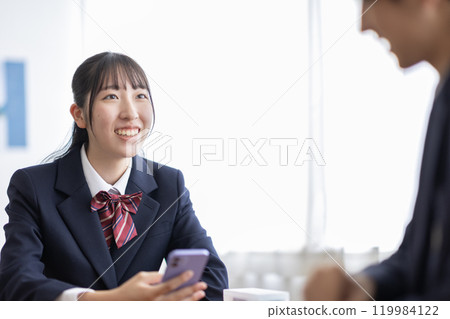 Students spending their break 119984122