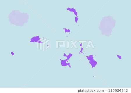Purple pattern and light blue image (background material) Purple pattern and light blue image (background material) 119984342
