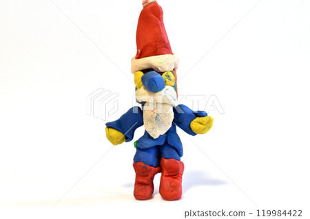Santa Claus plasticine toy. Santa Claus plasticine toy. 119984422