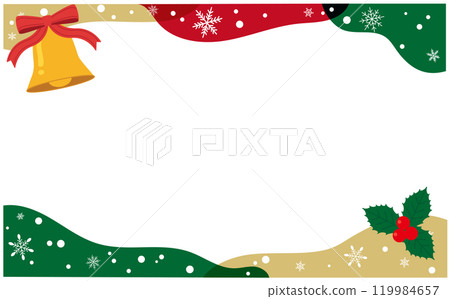 Christmas cute vector illustration background material 119984657