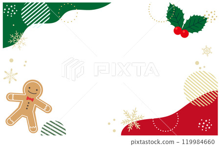 Christmas cute vector illustration background material 119984660