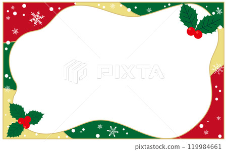 Christmas cute vector illustration background material 119984661