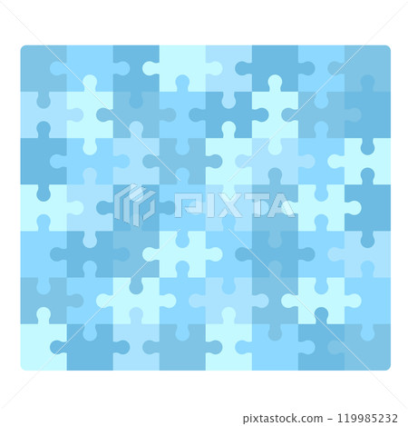 連接的拼圖塊 連接的拼圖塊 119985232