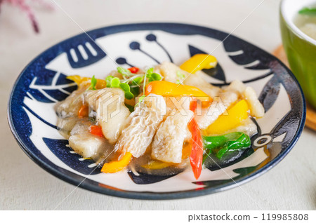 Turtle mushroom with thick sauce Turtle mushroom with thick sauce 119985808