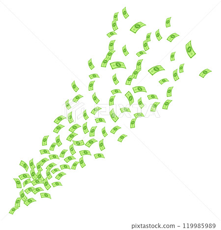 Dollar Money Vector Illustration. Dollar Bill note money. us dollar currency Dollar Money Vector Illustration. Dollar Bill note money. us dollar currency 119985989