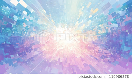 Colorful glowing abstract background AI 119986278