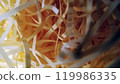 一團薄紙帶 緩衝材料 119986335