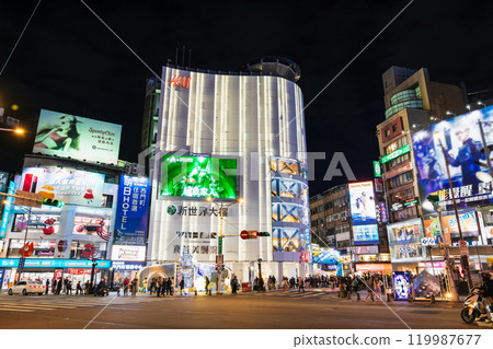 Taipei, Ximending at night *partially soft focus Taipei, Ximending at night *partially soft focus 119987677