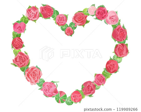 Heart shaped roses Heart shaped roses 119989266