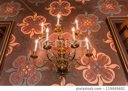 Palace Groslot, Orleans, France, mural decor 119989682