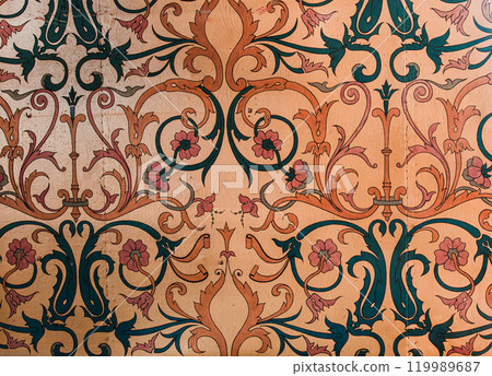 Palace Groslot, Orleans, France, mural decor 119989687