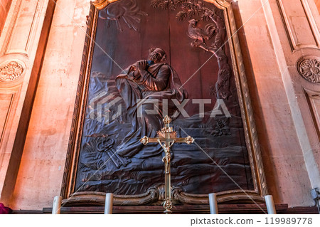 Saint nicolas du chardonnet church, Paris, France 119989778