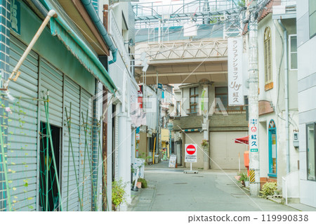 A scene from Gondo Shopping Street [Nagano City] 119990838