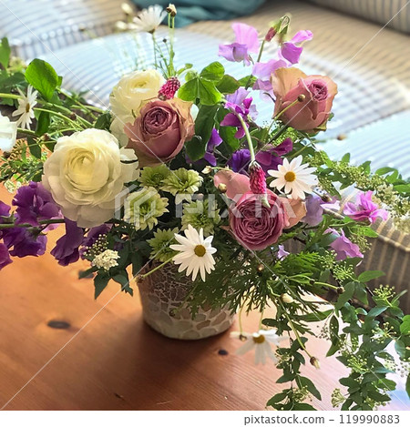 Spring Flower Arrangement 119990883