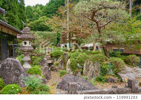 Japanese garden, old house, garden, countryside 119991283
